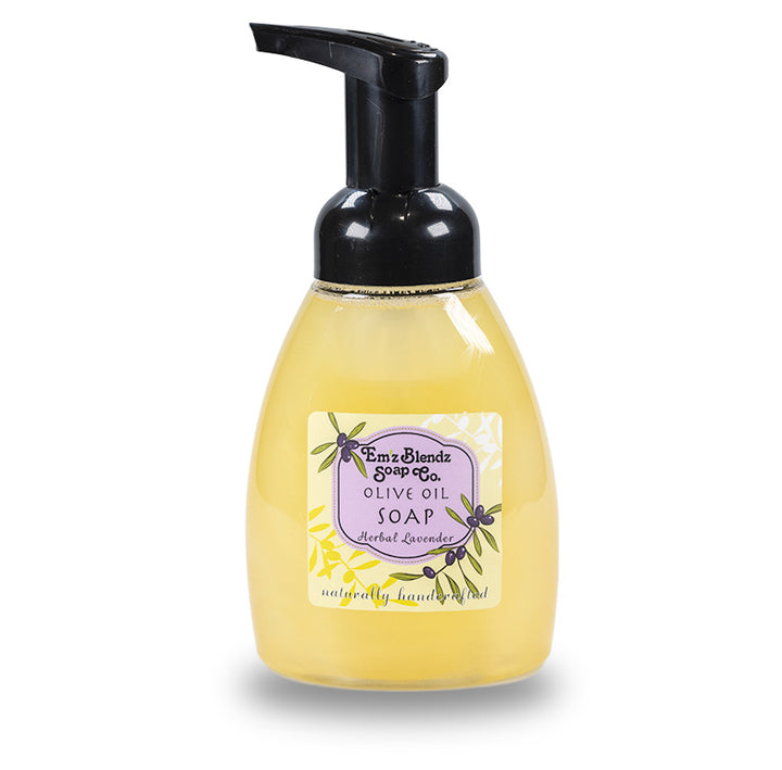Liquid Olive Oil Foaming Soap | Herbal Lavender