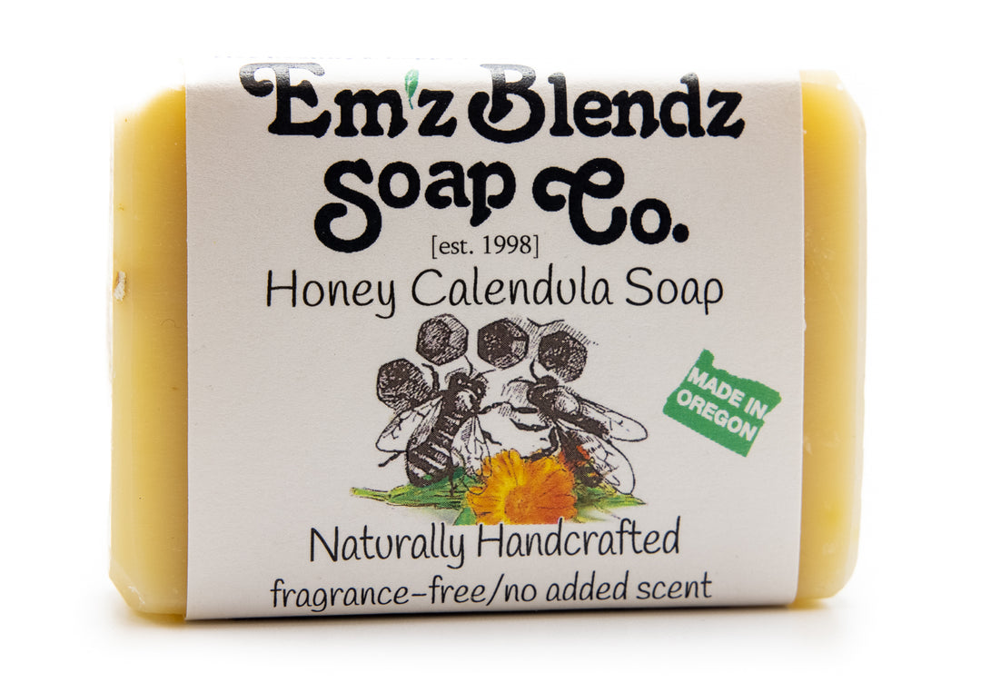 Honey Calendula Soap Bar | Gentle Healing & Moisturizing Cleanser
