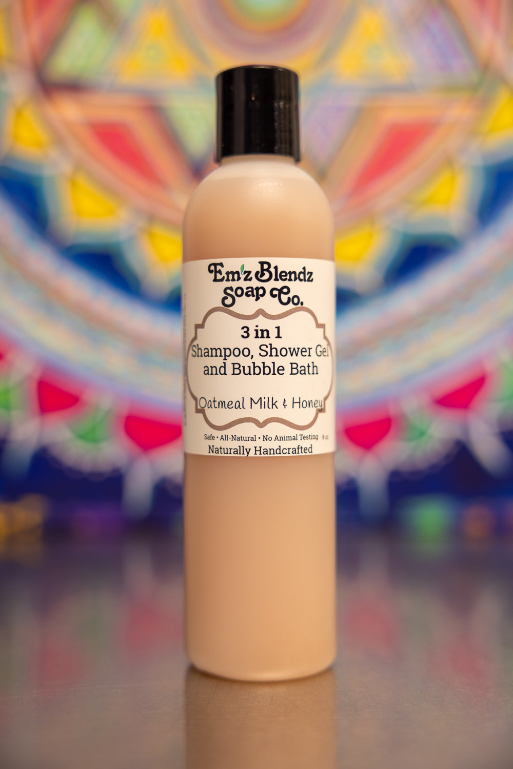 Oatmeal Milk & Honey 3-in-1 Shampoo, Bubble Bath & Shower Gel | Luxurious & Soothing    Em'z Blendz Soap Co.