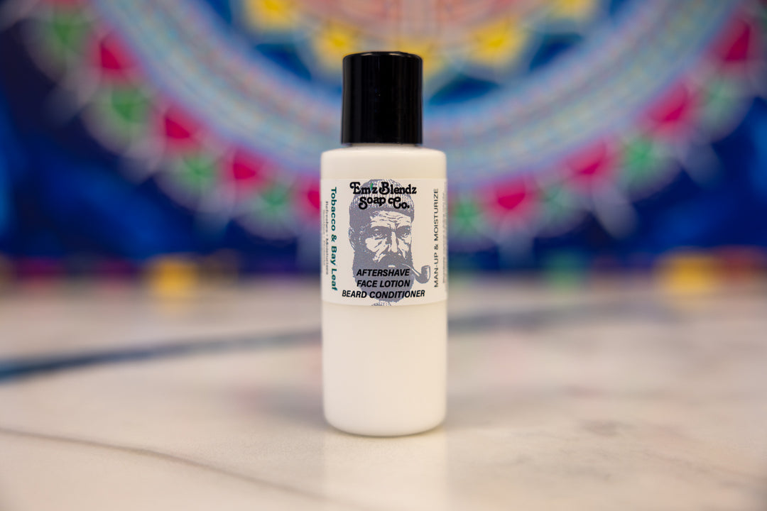Tobacco and Bay Leaf | Lightweight Aftershave Face Lotion