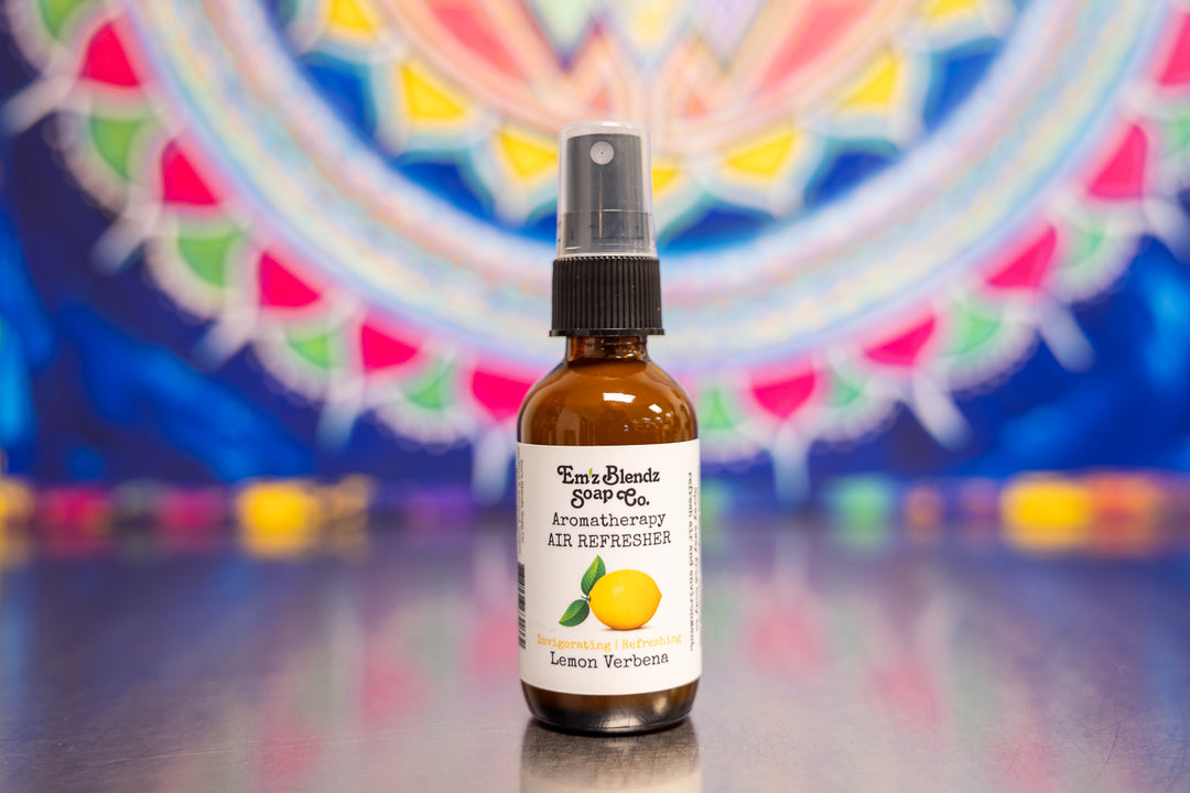 Lemon Verbena | Natural Aromatherapy Air Refresher | Invigorating & Refreshing    Em'z Blendz Soap Co.