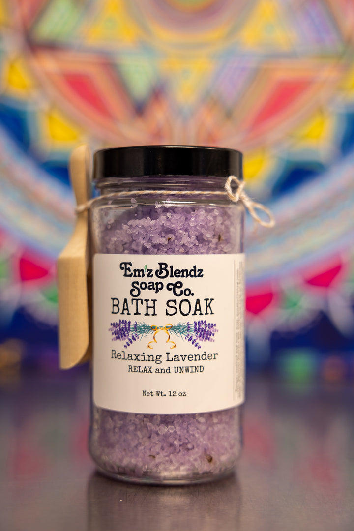 Relaxing Lavender | Moisturizing Bath Soak | Bath Salts