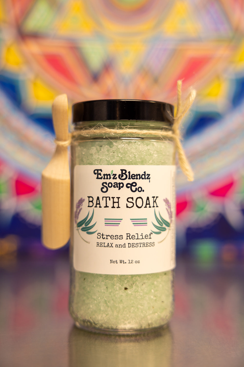 Stress Relief | Moisturizing Bath Soak | Bath Salts    Em'z Blendz Soap Co.