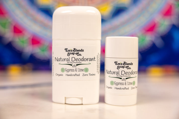 Natural Deodorant | Cypress & Lime    Em'z Blendz Soap Co.