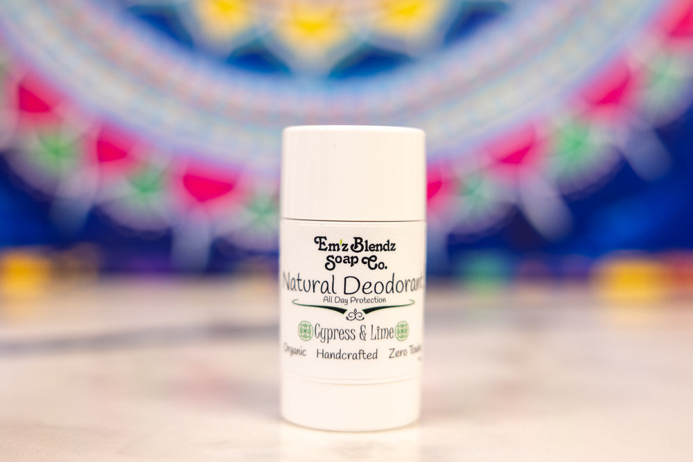 Natural Deodorant | Cypress & Lime 1 oz   Em'z Blendz Soap Co.