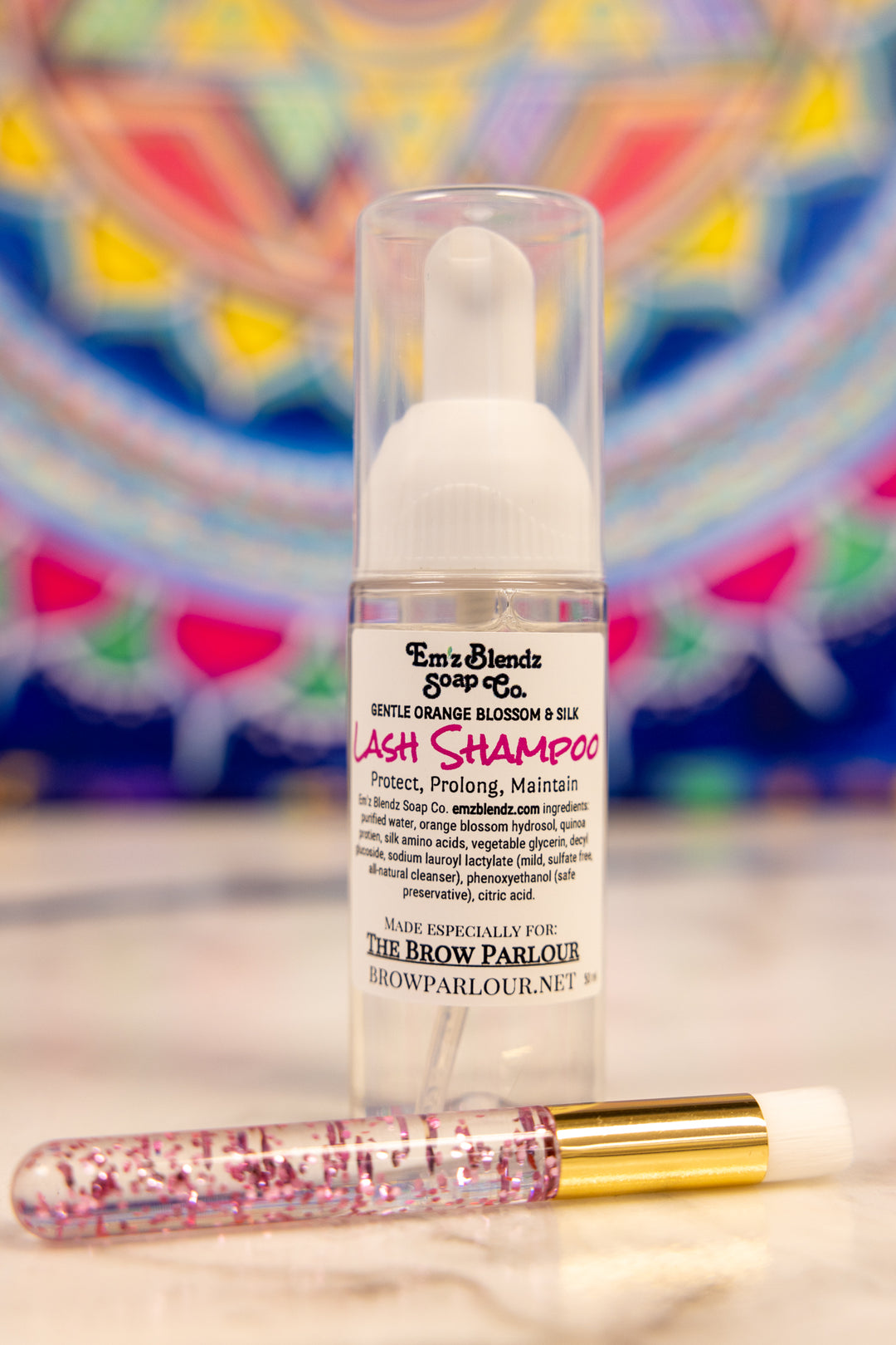 Lash Shampoo | Orange Blossom & Silk    Em'z Blendz Soap Co.