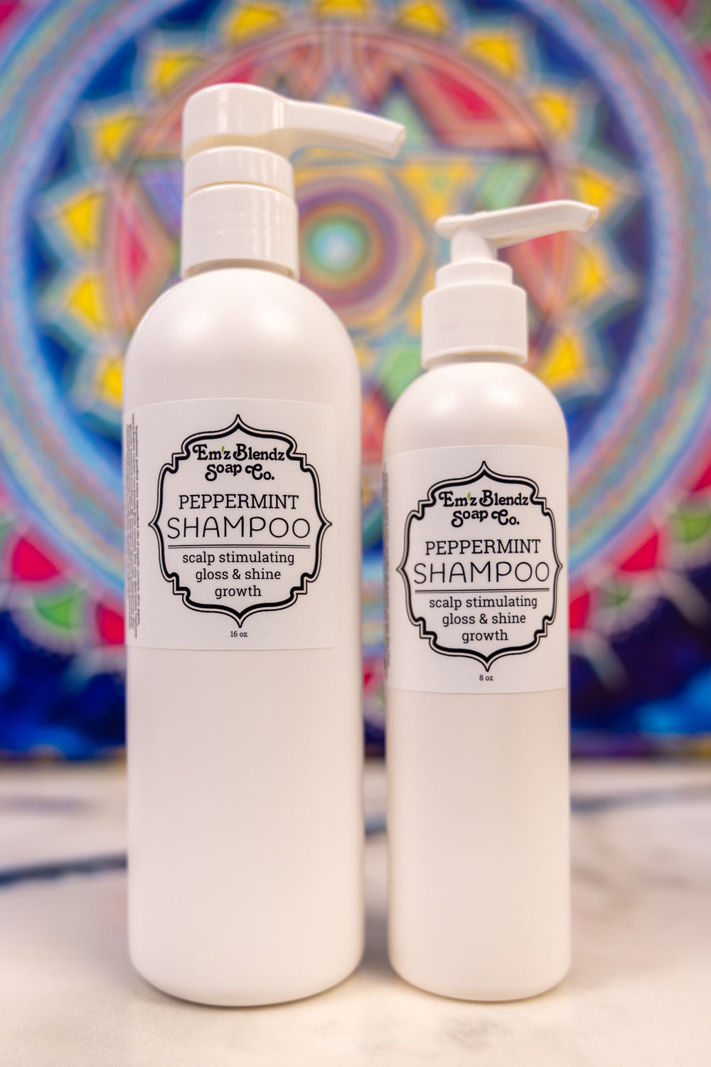Peppermint Hair Growth Shampoo | Creamy & Soft    Em'z Blendz Soap Co.