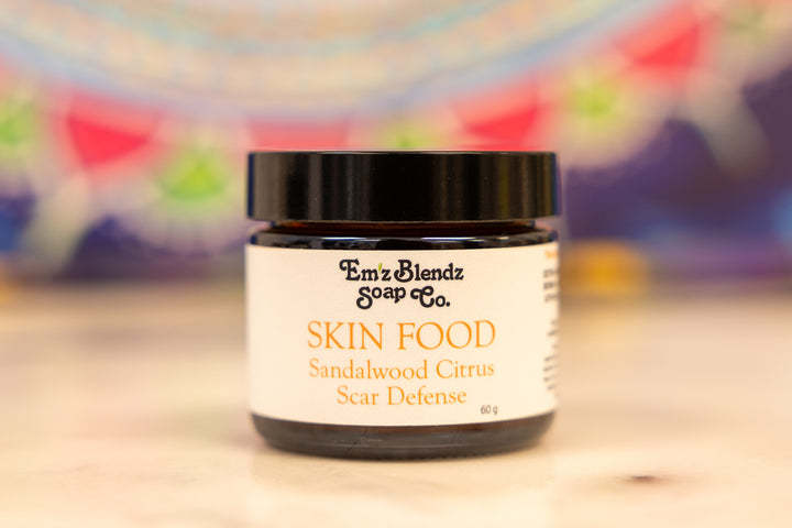 Skin Food Remedy (Sandalwood Citrus/ Stretch Mark & Scar Defense)