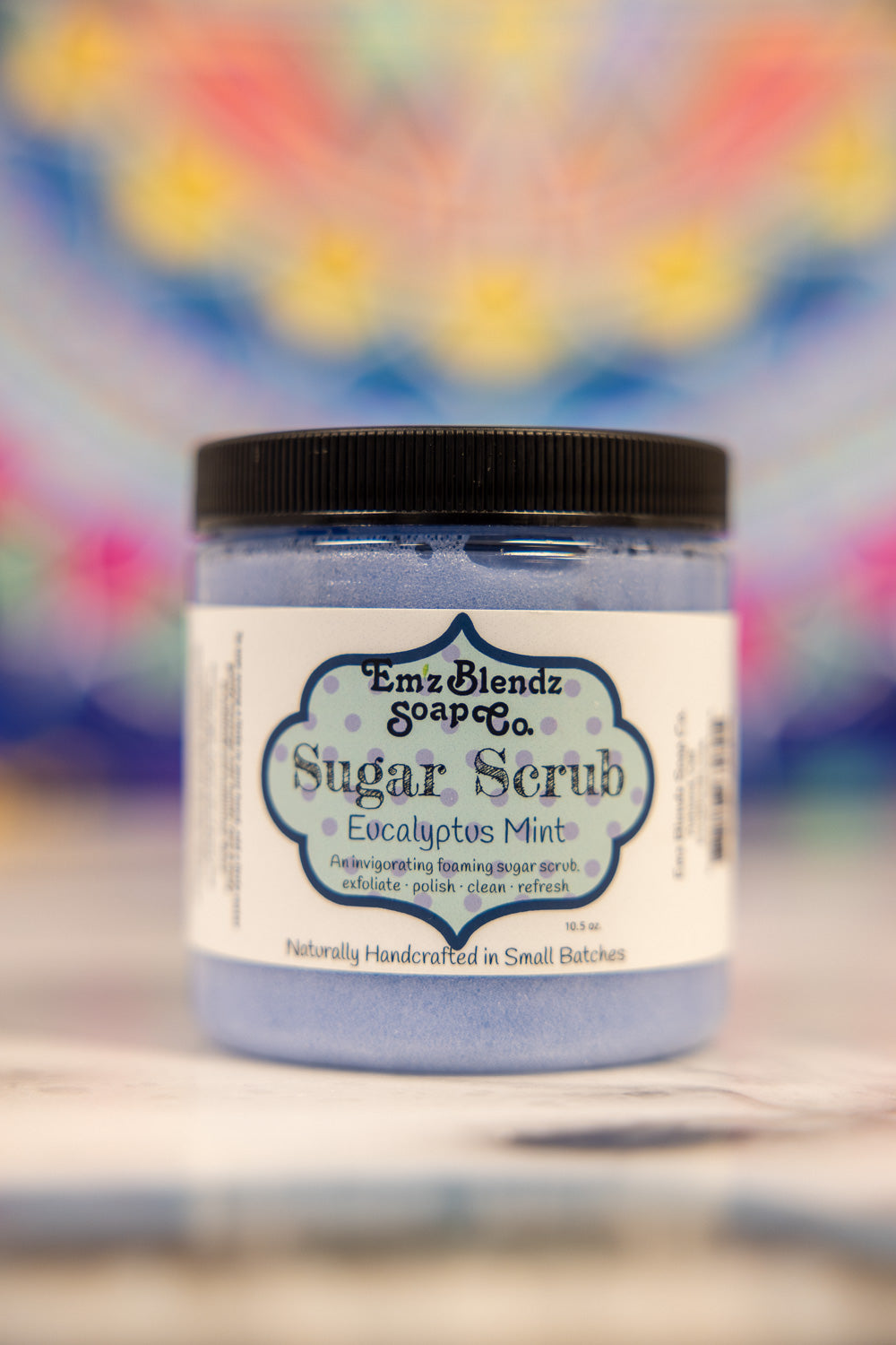 Purifying Eucalyptus Mint | Face & Body Foaming Sugar Scrub Polish    Em'z Blendz Soap Co.