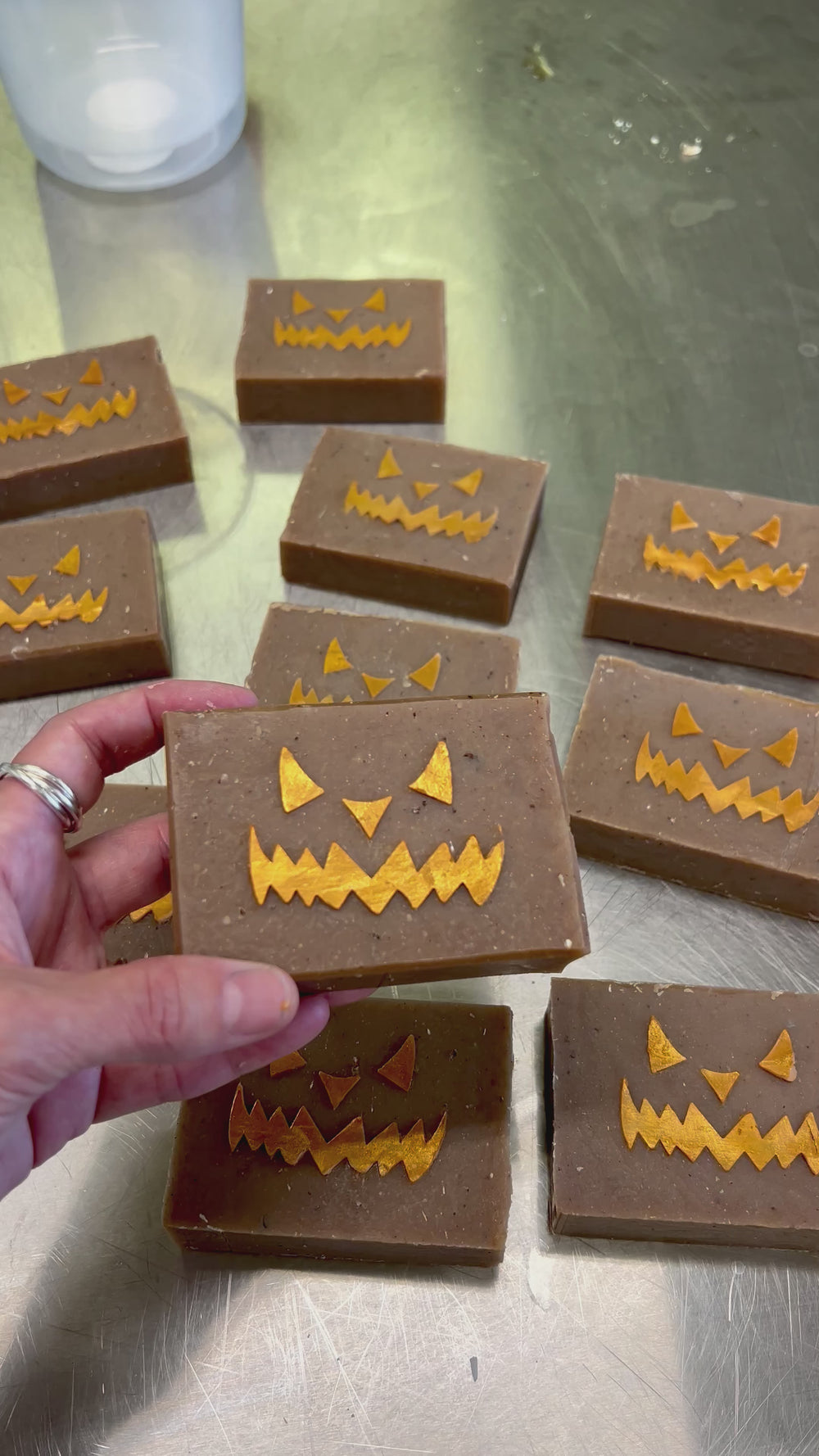Pumpkin Spice Soap Bar | Festive and Whimsical Cleansing Bar Em'z Blendz Soap Co.