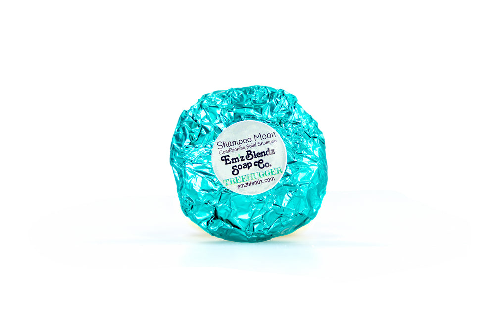 Tree Hugger Shampoo Moon™ | Conditioning Solid Shampoo Bar    Em'z Blendz Soap Co.