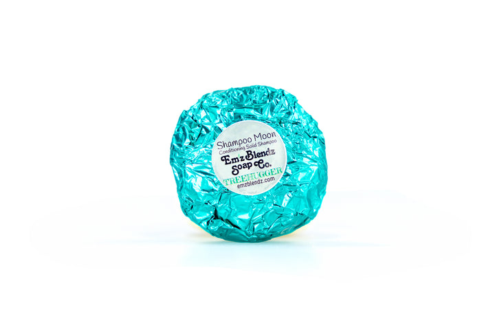 Tree Hugger Shampoo Moon™ | Conditioning Solid Shampoo Bar    Em'z Blendz Soap Co.