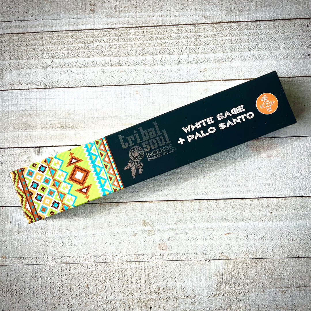 White Sage + Palo Santo Incense    Em'z Blendz Soap Co.