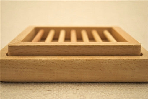 2 Piece Wooden Soap Dish - Emz Blendz