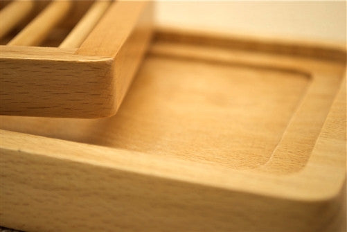 2 Piece Wooden Soap Dish - Emz Blendz