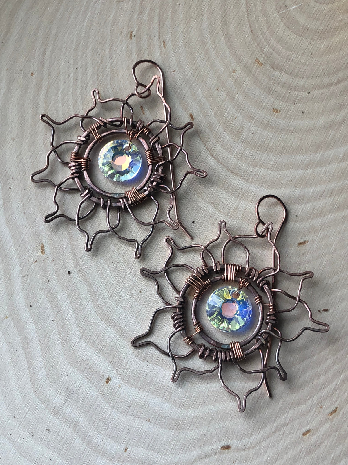 Vintage Autumn Sun Earrings