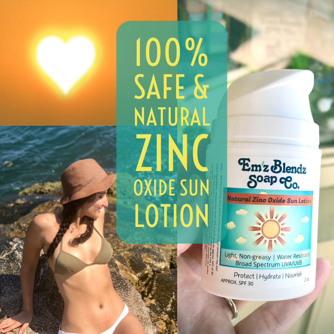 Natural Mineral Zinc Oxide Sun Lotion for Face and Body