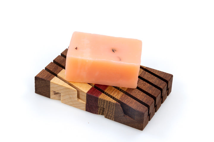 Artisan Wooden Soap Dish | Locally Handcrafted with Specialty Woods