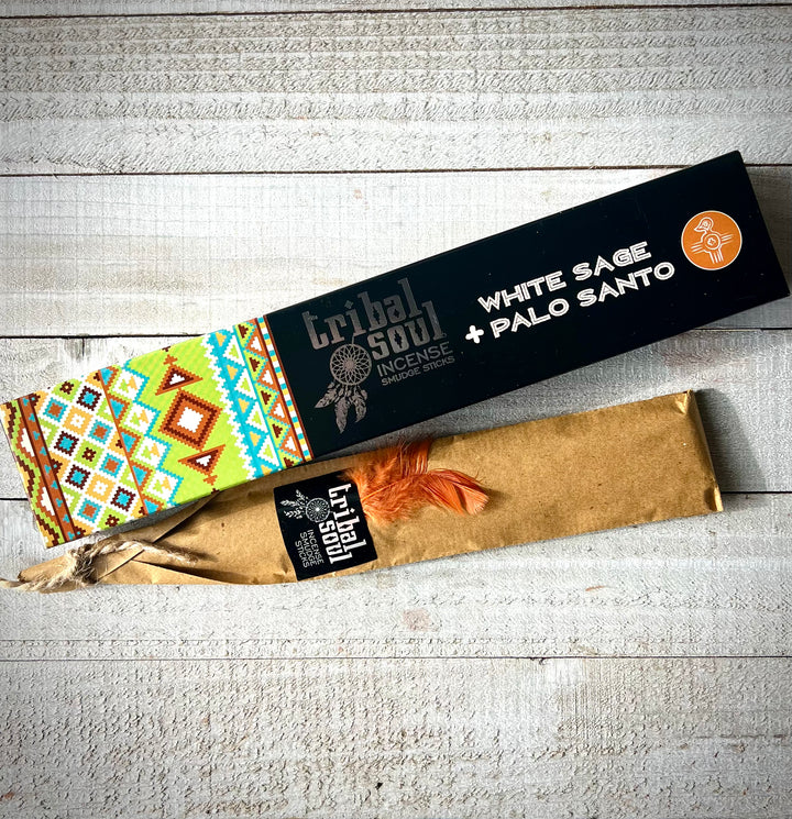 White Sage + Palo Santo Incense    Em'z Blendz Soap Co.