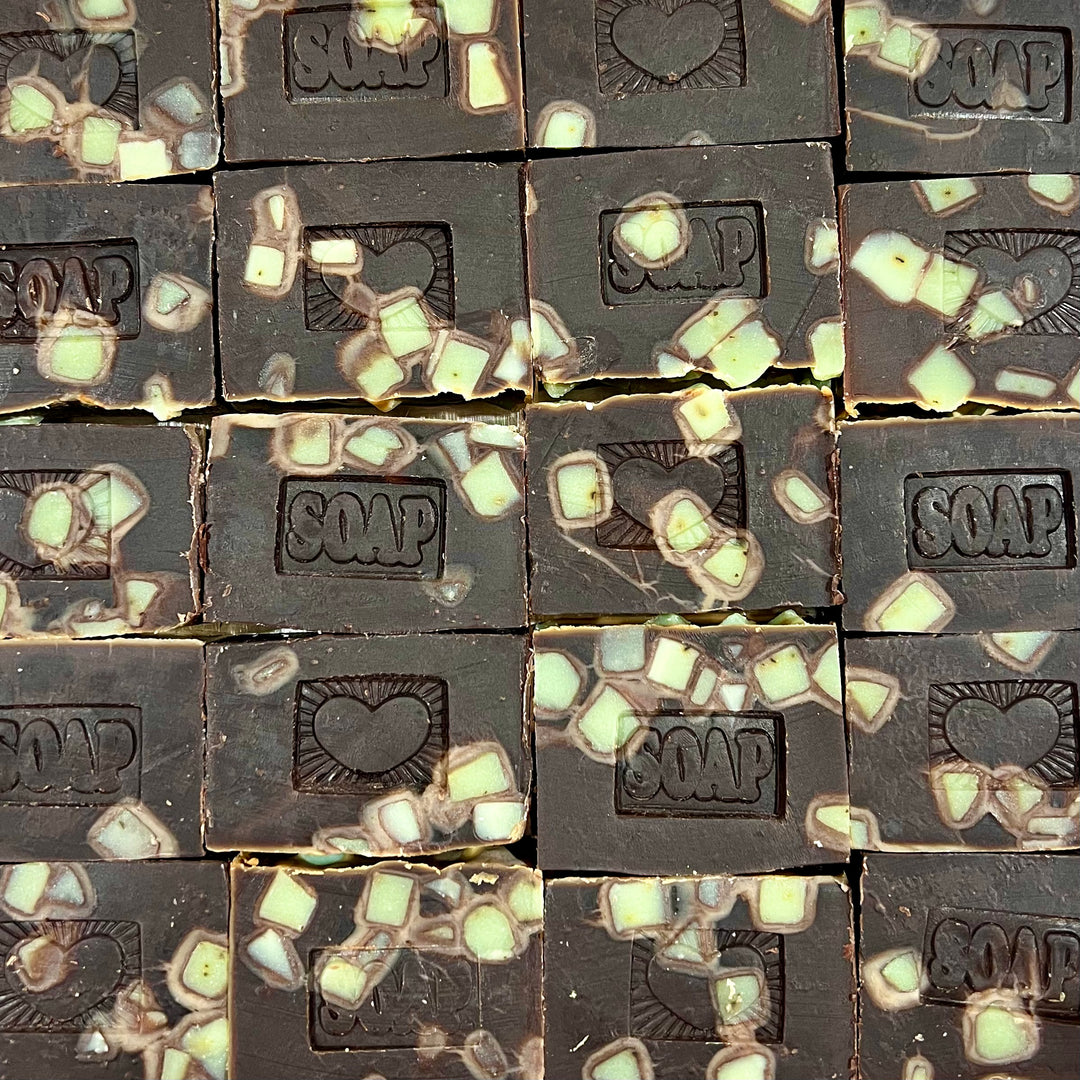 Chocolate Mint Soap Bar    Em'z Blendz Soap Co.