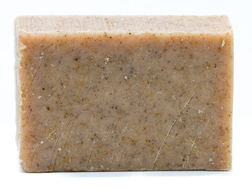 Ginger Peach Loofah Soap Bar | Exfoliating and Rejuvenating Cleanser    Em'z Blendz Soap Co.