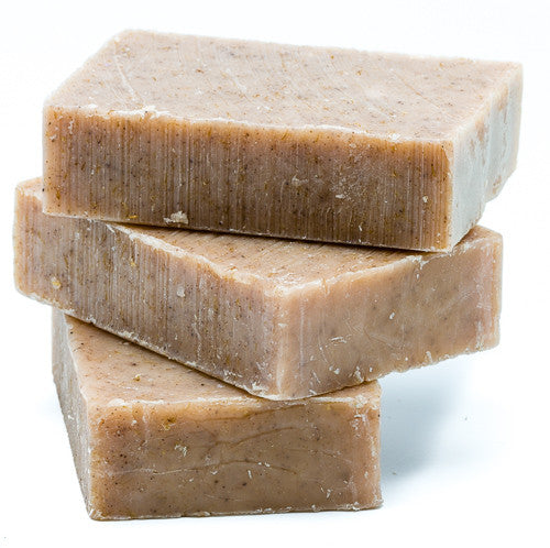 Ginger Peach Loofah Soap Bar | Exfoliating and Rejuvenating Cleanser    Em'z Blendz Soap Co.