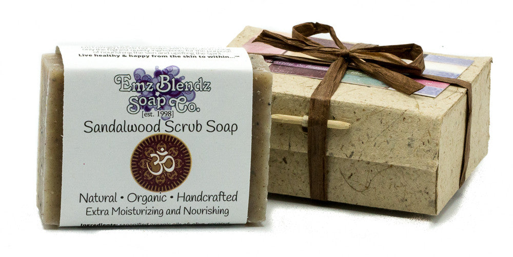 One Large (5 oz) Soap in Handmade Banana Paper Gift Box - Emz Blendz