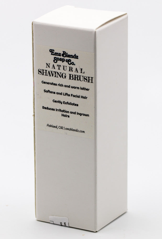 100% Natural Premium Boar Hair Shaving Brush - Emz Blendz