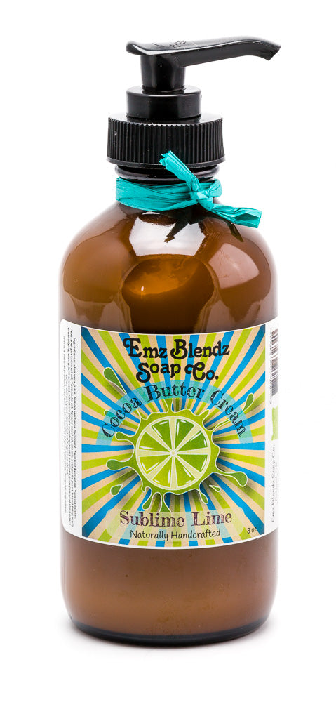 Sublime Lime Organic Cocoa Butter Cream - Emz Blendz