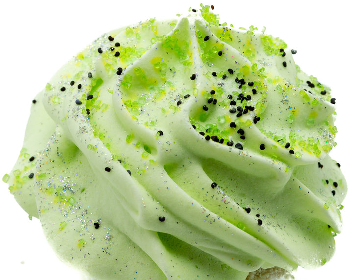 Key Lime & Poppyseed Foaming Tub Cake    Em'z Blendz Soap Co.