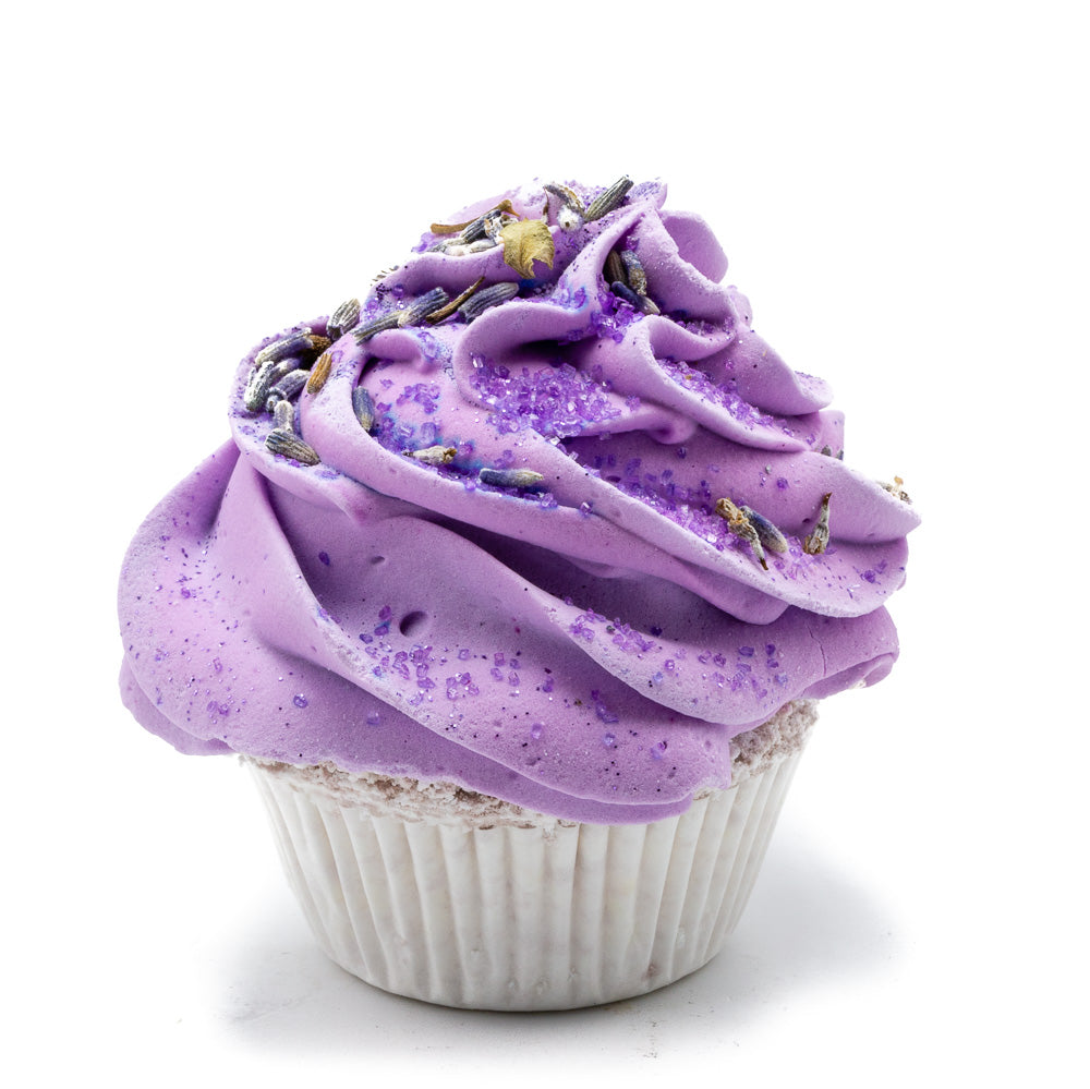 Oregon Lavender &amp; Vanilla Bean | Foaming Tub Cake - Emz Blendz