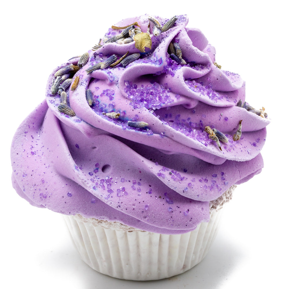Oregon Lavender &amp; Vanilla Bean | Foaming Tub Cake - Emz Blendz