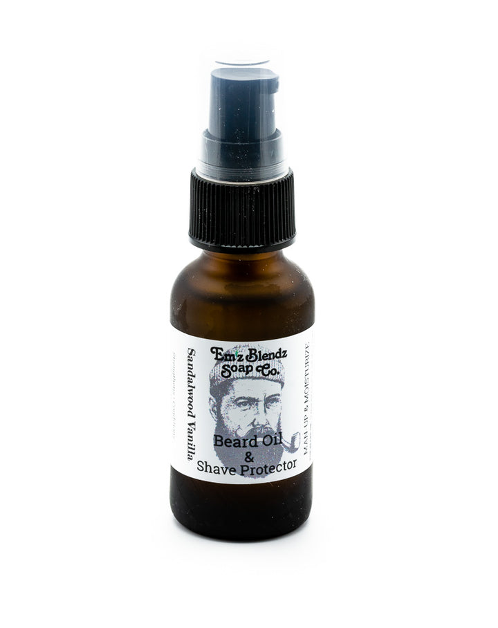 Beard Oil Shave Protector | Sandalwood and Vanilla - Emz Blendz