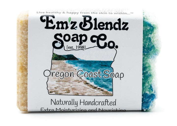 Oregon Coast Soap Bar | Refreshing Sea Salt Cleanse    Em'z Blendz Soap Co.