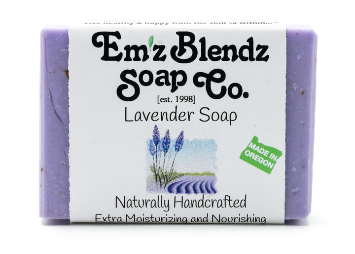 Lavender Soap Bar | Calming and Balancing Cleanser    Em'z Blendz Soap Co.