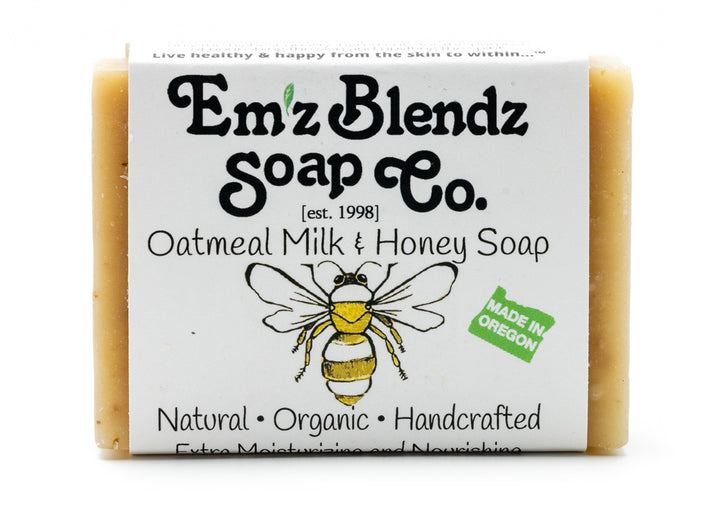 Oatmeal Milk & Honey Soap Bar | Comforting and Nourishing Wash    Em'z Blendz Soap Co.