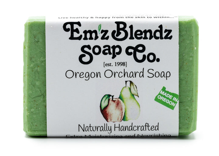 Oregon Orchard Soap Bar | Enriching and Aromatic Bathing Bar    Em'z Blendz Soap Co.