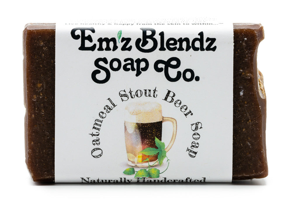 Oatmeal Stout Beer Soap Bar - Emz Blendz