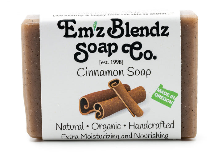 Cinnamon Soap Bar | Invigorating and Healing Cleanser    Em'z Blendz Soap Co.