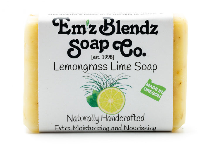 Lemongrass Lime Soap Bar | Energizing Citrus Cleanse    Em'z Blendz Soap Co.