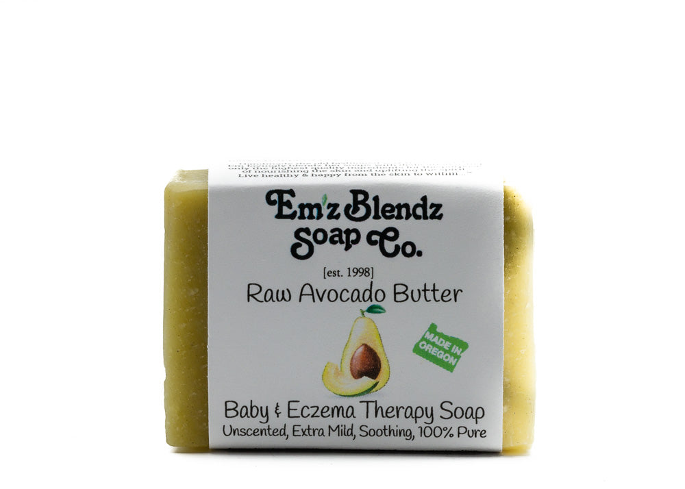 Raw Avocado Butter | Baby & Eczema Therapy Soap - Emz Blendz
