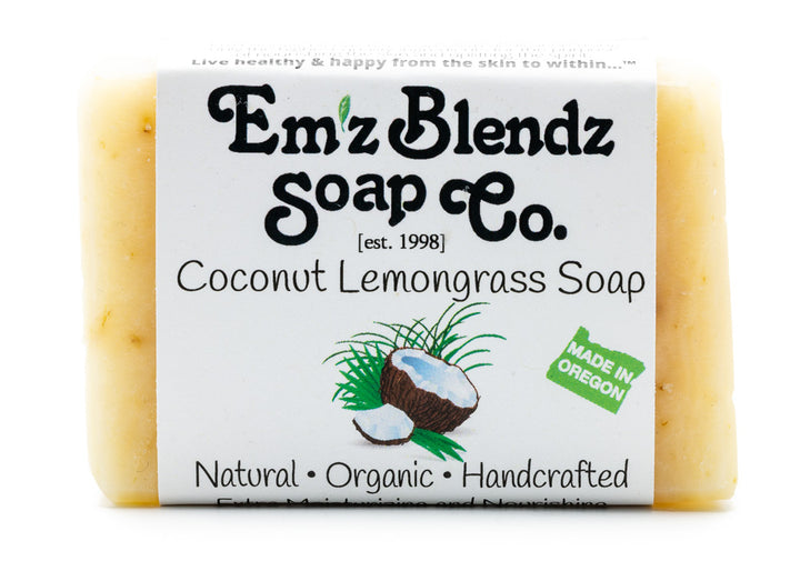 Coconut Lemongrass and Lime Soap Bar | Refreshing Tropical Cleanse    Em'z Blendz Soap Co.