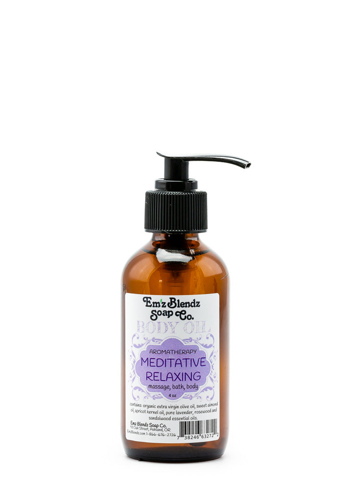 Body Oil | Massage, Bath and Body | Meditative Relaxing - Emz Blendz