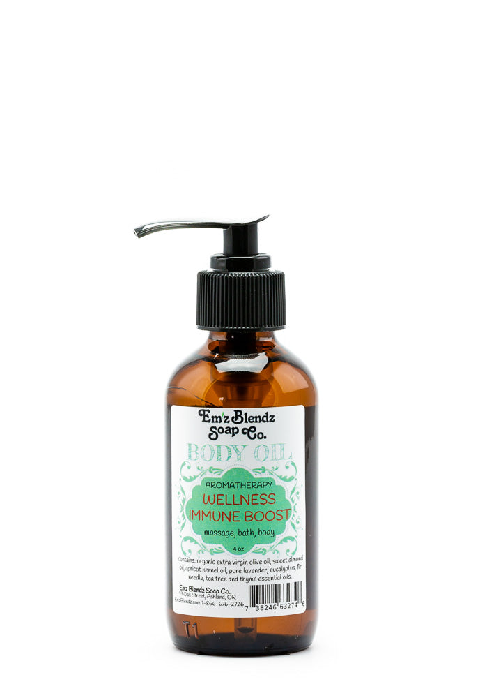 Body Oil | Massage, Bath and Body | Wellness Immune Boost - Emz Blendz