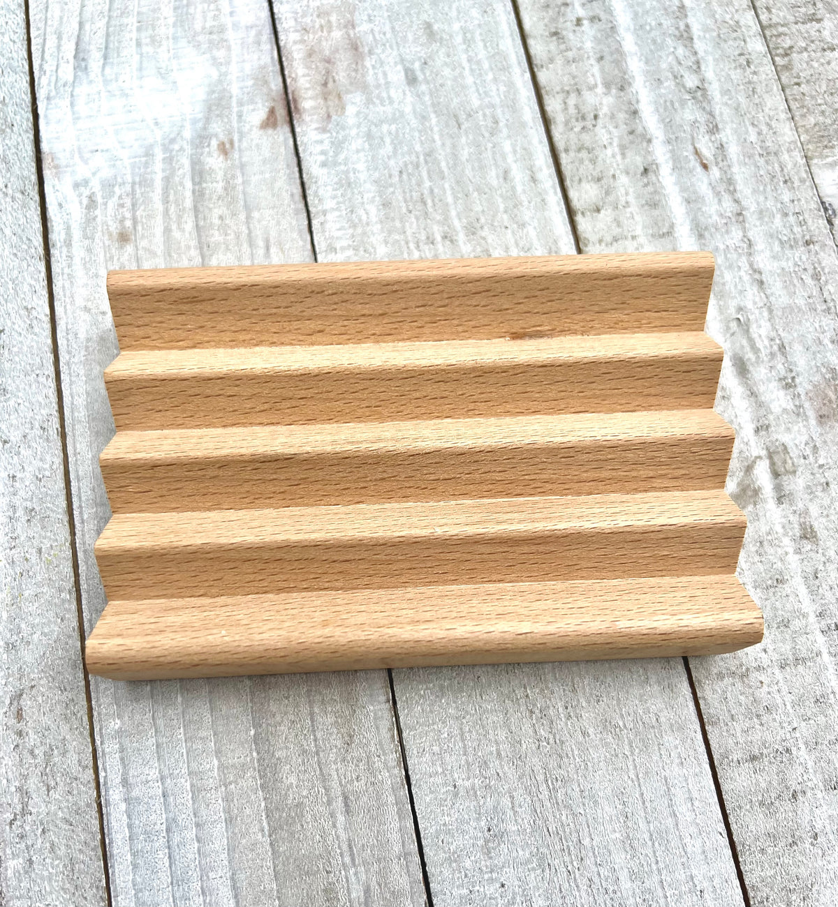 Natural Beech Wood Soap Dish