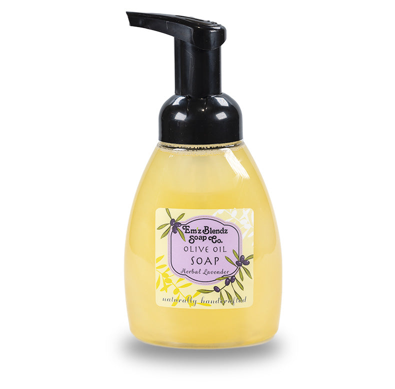 Liquid Olive Oil Foaming Soap | Herbal Lavender