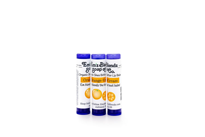 Orange Cream Lip Balm Therapy | Natural Healing for Dry Lips (Creamy Sweet Orange Flavor)