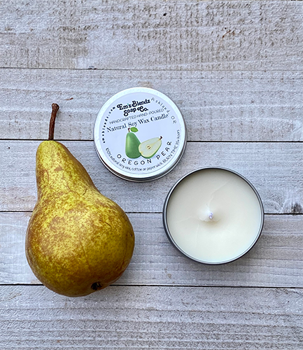 Oregon Pear | Soy Wax Candle in Tin