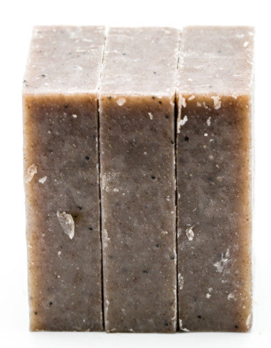 Sandalwood Scrub Soap Bar | Exfoliating Elegance    Em'z Blendz Soap Co.