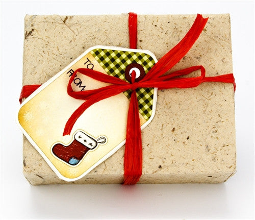 One Large (5 oz) Soap in Handmade Banana Paper Gift Box - Emz Blendz